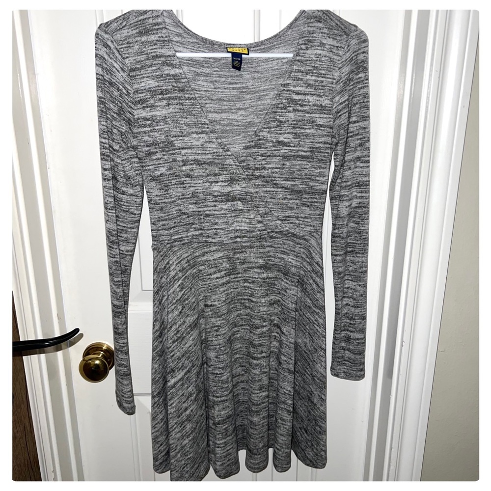 Long sleeve mini dress